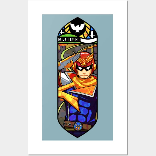 Captain Falcon Wall Art by QuasQuas